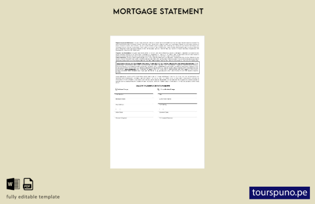 listo para imprimir el extracto de hipoteca del banco USA Bank of New York Mel 1